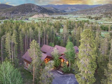This classic mountain home is set low off Highlands Drive on Breckenridge Golf Club in Colorado - for sale on GolfHomes.com, golf home, golf lot