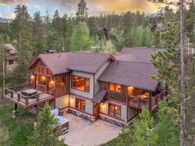 This classic mountain home is set low off Highlands Drive on Breckenridge Golf Club in Colorado - for sale on GolfHomes.com, golf home, golf lot