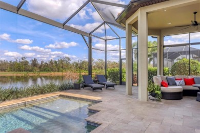 SHOWSTOPPING LAKE TO GOLF COURSE VIEWS IN ESPLANADE! This 3 BED on Esplanade Golf and Country at Lakewood Ranch in Florida - for sale on GolfHomes.com, golf home, golf lot