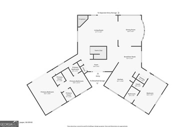 OVER 550 FEET OF SHORELINE! This is a fabulous opportunity to on Big Canoe Golf Club - Cherokee in Georgia - for sale on GolfHomes.com, golf home, golf lot