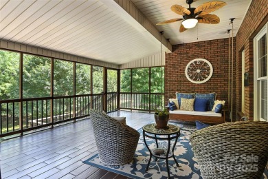 Stunning executive brick home in the gated Rock Barn Golf on Rock Barn Golf and Spa in North Carolina - for sale on GolfHomes.com, golf home, golf lot