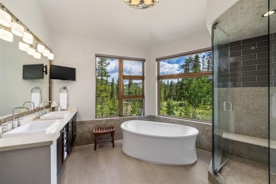 Tucked at the end of a quiet cul-de-sac, this modern yet on Breckenridge Golf Club in Colorado - for sale on GolfHomes.com, golf home, golf lot