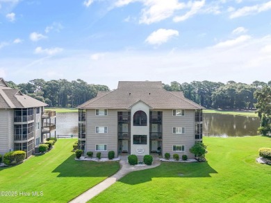 Expansive golf and water views abound in this spacious condo on Oyster Bay Golf Links in North Carolina - for sale on GolfHomes.com, golf home, golf lot