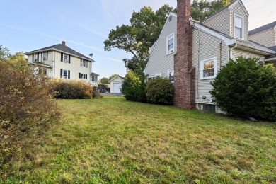Nestled on a picturesque side street just steps from East Milton on Presidents Golf Course in Massachusetts - for sale on GolfHomes.com, golf home, golf lot