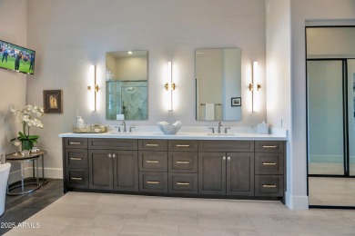 This fully reimagined Pebble Beach floorplan features an open on Legend Trail Golf Club in Arizona - for sale on GolfHomes.com, golf home, golf lot