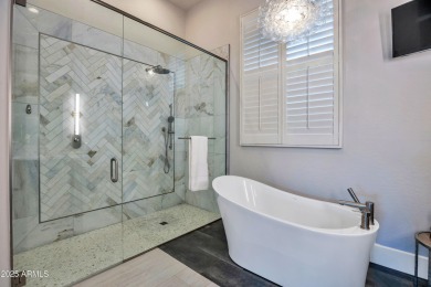 This fully reimagined Pebble Beach floorplan features an open on Legend Trail Golf Club in Arizona - for sale on GolfHomes.com, golf home, golf lot