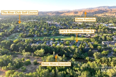 Nestled between the Boise River and the River Club Golf Course on Plantation Country Club in Idaho - for sale on GolfHomes.com, golf home, golf lot