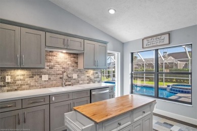 This beautiful 3BD/2BA pool home offers luxurious living in a on Sun n Lake Golf and Country Club in Florida - for sale on GolfHomes.com, golf home, golf lot