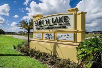 This beautiful 3BD/2BA pool home offers luxurious living in a on Sun n Lake Golf and Country Club in Florida - for sale on GolfHomes.com, golf home, golf lot