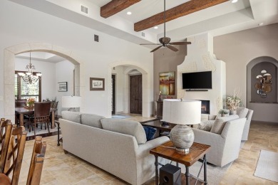 This beautiful Mediterranean home has a large open floor plan on The Club At Comanche Trace in Texas - for sale on GolfHomes.com, golf home, golf lot