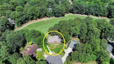 Tucked away on a desirable cul de sac street on the 3rd Fairway on Country Club of Roswell in Georgia - for sale on GolfHomes.com, golf home, golf lot