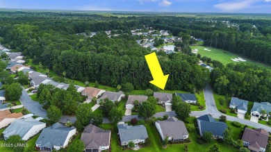 Wake up to private wooded views, sip coffee in your 300 sqft on Hidden Cypress Golf Club in South Carolina - for sale on GolfHomes.com, golf home, golf lot