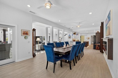 Stunning contemporary architecture frames the wide open interior on Plantation Bay Golf and Country Club in Florida - for sale on GolfHomes.com, golf home, golf lot