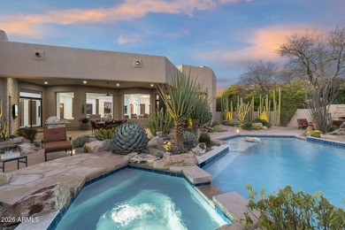 Completely reimagined luxury residence in gated Pinnacle Canyon on Troon North Golf Club  in Arizona - for sale on GolfHomes.com, golf home, golf lot