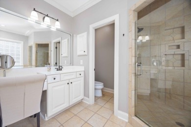 Timeless design, smart functionality, and peaceful lake and golf on Maple Ridge Golf Club in Georgia - for sale on GolfHomes.com, golf home, golf lot