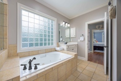 Timeless design, smart functionality, and peaceful lake and golf on Maple Ridge Golf Club in Georgia - for sale on GolfHomes.com, golf home, golf lot