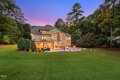 Experience luxury living in this stunning executive home located on MacGregor Downs Country Club in North Carolina - for sale on GolfHomes.com, golf home, golf lot