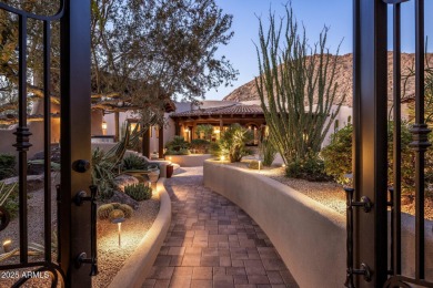 Nestled in a quiet cul-de-sac, this estate lies within the on Desert Highlands Golf Club in Arizona - for sale on GolfHomes.com, golf home, golf lot