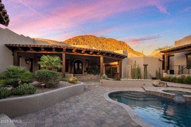 Nestled in a quiet cul-de-sac, this estate lies within the on Desert Highlands Golf Club in Arizona - for sale on GolfHomes.com, golf home, golf lot