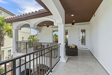 Exquisite turn-key Mediterranean style beach home located in the on Emerald Bay Golf Club in Florida - for sale on GolfHomes.com, golf home, golf lot