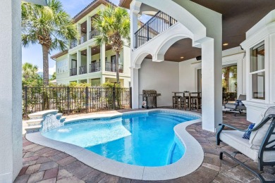 Exquisite turn-key Mediterranean style beach home located in the on Emerald Bay Golf Club in Florida - for sale on GolfHomes.com, golf home, golf lot