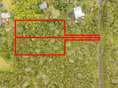 Build your dream home on this wooded large back flag lot with on Volcano Golf and Country Club in Hawaii - for sale on GolfHomes.com, golf home, golf lot