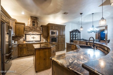 This stunning, solar powered home has the most amazing mountain on Picacho Hills Country Club in New Mexico - for sale on GolfHomes.com, golf home, golf lot