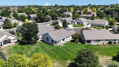 Prepare to be captivated by the allure of this stunning patio on Highland Meadows Golf Course in Colorado - for sale on GolfHomes.com, golf home, golf lot