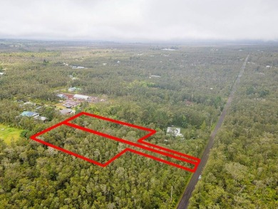 Build your dream home on this wooded large back flag lot with on Volcano Golf and Country Club in Hawaii - for sale on GolfHomes.com, golf home, golf lot