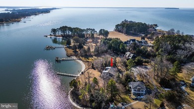 This lovely waterfront home is tucked away on a quiet cul-de-sac on Prospect Bay Country Club in Maryland - for sale on GolfHomes.com, golf home, golf lot