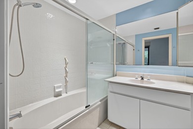 Experience island living at its finest! This spacious 2/2 condo on Ocean Club At the Hutchinson Island Beach Resort in Florida - for sale on GolfHomes.com, golf home, golf lot