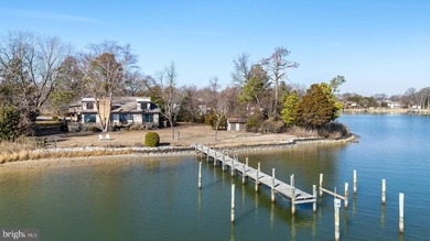 This lovely waterfront home is tucked away on a quiet cul-de-sac on Prospect Bay Country Club in Maryland - for sale on GolfHomes.com, golf home, golf lot