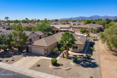 Uniquely positioned with picturesque views of both the on Sun City Grand Golf Couse and Club in Arizona - for sale on GolfHomes.com, golf home, golf lot