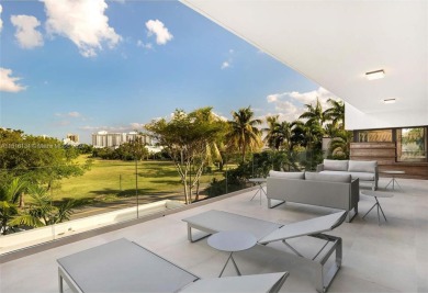 Contemporary Villa with modern finishes throughout and cozy on Miami Beach Golf Club in Florida - for sale on GolfHomes.com, golf home, golf lot