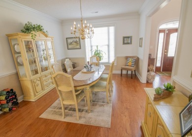 Check out this stately 1 1/2 story Southern home that sets on on Prestwick Country Club in South Carolina - for sale on GolfHomes.com, golf home, golf lot