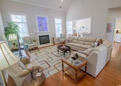 Check out this stately 1 1/2 story Southern home that sets on on Prestwick Country Club in South Carolina - for sale on GolfHomes.com, golf home, golf lot