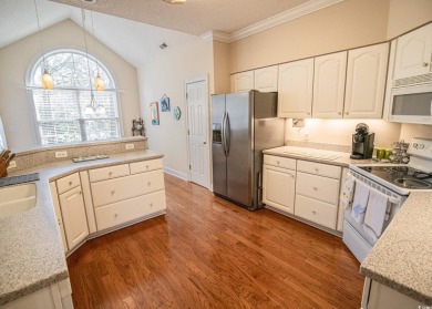 Check out this stately 1 1/2 story Southern home that sets on on Prestwick Country Club in South Carolina - for sale on GolfHomes.com, golf home, golf lot