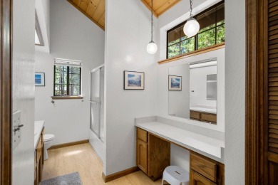 Inviting Four-Bedroom Clerestory Cabin in Blue Lake Springs on Sequoia Woods Country Club in California - for sale on GolfHomes.com, golf home, golf lot