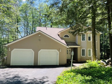 Presenting this stunning 4-5 bedroom home situated on the 6th on Pocono Farms Country Club in Pennsylvania - for sale on GolfHomes.com, golf home, golf lot