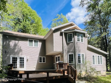 Presenting this stunning 4-5 bedroom home situated on the 6th on Pocono Farms Country Club in Pennsylvania - for sale on GolfHomes.com, golf home, golf lot