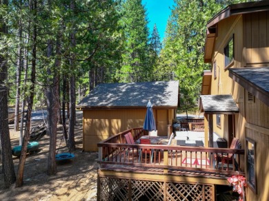 Inviting Four-Bedroom Clerestory Cabin in Blue Lake Springs on Sequoia Woods Country Club in California - for sale on GolfHomes.com, golf home, golf lot