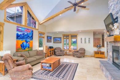 Welcome to this stunning 4 bedroom, 3 and a half bathroom home on Teton Springs Resort and Club in Idaho - for sale on GolfHomes.com, golf home, golf lot