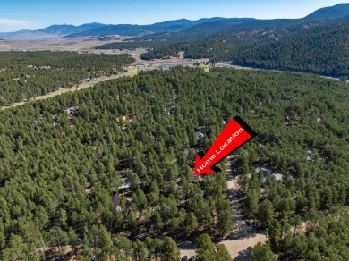 Surrounded within a serene grove of mature pine trees, this on Angel Fire Resort Country Club in New Mexico - for sale on GolfHomes.com, golf home, golf lot