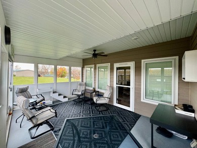 Built in 2021, this three-bedroom, two-bathroom back-lot lake on Roy View Golf Course in South Dakota - for sale on GolfHomes.com, golf home, golf lot