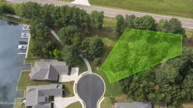 Cul-de-sac Lot in Lake Caroline with Boat Slip!Rare opportunity on Lake Caroline Golf Club in Mississippi - for sale on GolfHomes.com, golf home, golf lot