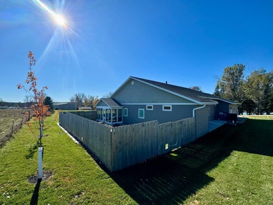 Built in 2021, this three-bedroom, two-bathroom back-lot lake on Roy View Golf Course in South Dakota - for sale on GolfHomes.com, golf home, golf lot
