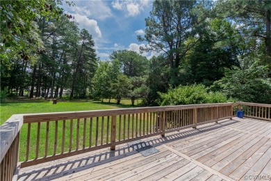 Nice one-story waterfront cottage.  Lake Caroline is on Pendleton Golf Club in Virginia - for sale on GolfHomes.com, golf home, golf lot