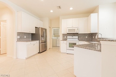 Enjoy morning coffee while relaxing on your private lanai or on Pelican Preserve Golf Club in Florida - for sale on GolfHomes.com, golf home, golf lot