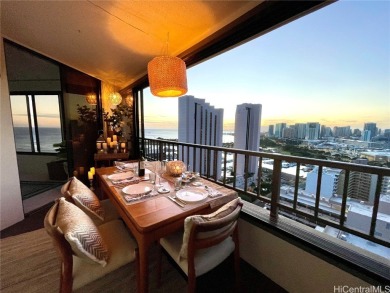 Rare high floor, corner-end unit in the preferred '04 stack in on Ala Wai Golf Course in Hawaii - for sale on GolfHomes.com, golf home, golf lot