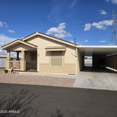 ON LEASED LAND:  Step into this nearly new 2022 Cavco on Sun City Riverview Golf Course in Arizona - for sale on GolfHomes.com, golf home, golf lot